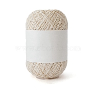 175M Size 5 Linen & Polyester Crochet Threads, Embroidery Thread, Yarn for Lace Hand Knitting, Old Lace, 1mm(PW-WG67797-01)