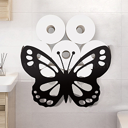 Iron Napkin Holder, Home Decorations, Butterfly, 365x115x250mm(AJEW-WH0519-002)