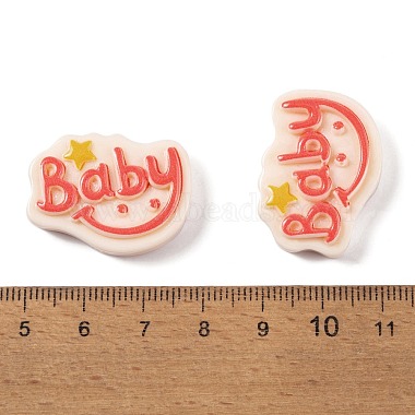 Baby Theme Opaque Resin Decoden Cabochons(CRES-O007-02C)-3