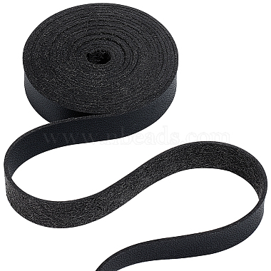 12mm Black Imitation Leather Thread & Cord