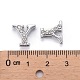 Alloy Rhinestone Initial Letter.Y Slide Charms Fit DIY Wristbands & Bracelets(X-ZP1Y-NLF)-3