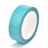 DIY Solid Color Scrapbook Decorative Paper Tapes, Self Adhesive Tapes, Dark Turquoise, 15mm, about 10m/roll(DIY-M008-A05)