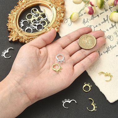 20Pcs 2 Colors Brass Leverback Earring Findings(KK-CJ0002-06)-4