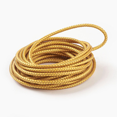 6mm Gold Leather Thread & Cord