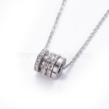 304 Stainless Steel Pendant Necklaces(NJEW-F264-25P)-2