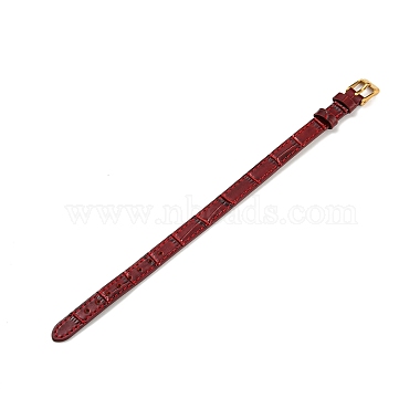 Leather Textured Watch Bands(AJEW-K232-01G)-4