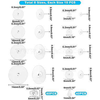 fornituras de aretes de acero inoxidable redondo plano 304(STAS-UN0015-18S)-4