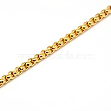 304 Stainless Steel Venetian Chain Box Chain Necklace Making(STAS-A028-N031-A)-3
