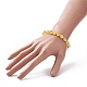 Dyed Natural Agate Beaded Stretch Bracelet(BJEW-JB09179-04)-3