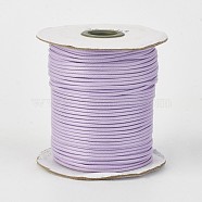 Eco-Friendly Korean Waxed Polyester Cord, Thistle, 0.8mm, about 174.97 yards(160m)/roll(YC-P002-0.8mm-1132)