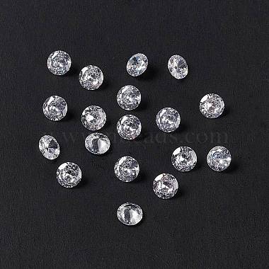 Cabochons de zircone cubique en forme de diamant clair(X-ZIRC-M002-5mm-007)-3