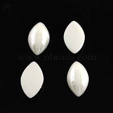 White Horse Eye Glass Cabochons