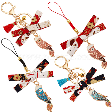 Mixed Color Alloy Mobile Straps