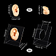 moule d'affichage d'oreille droite en silicone souple(EDIS-WH0021-14A)-2