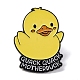 Cartoon Duck Quack Quack Mother Duck Enamel Pins(JEWB-F033-01C)-1