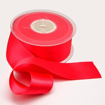 Grosgrain Ribbon for Wedding Festival Decoration, Red, 7/8 inch(22mm), about 100yards/roll(91.44m/roll)