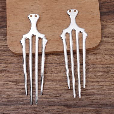 Alloy Hair Comb Findings(OHAR-PW0001-399P)-1