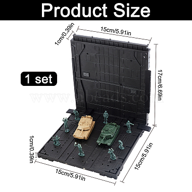 support assemblé de jouet modèle en plastique(ODIS-WH0025-20)-2