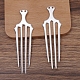 Alloy Hair Comb Findings(OHAR-PW0001-399P)-1