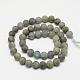 Natural Labradorite Frosted Bead Strands(G-O155-04A-8mm)-2