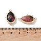 Natural Rhodonite Connector Charms(G-G012-05G-12)-4