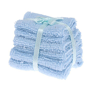 Mini Cloth Towel, Miniature Dollhouse Bathroom Decoration Accessories, Light Sky Blue, 40x25x30mm(MIMO-PW0003-073B)