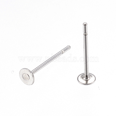 304 Stainless Steel Stud Earring Findings(STAS-D448-088P-2mm)-2