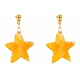Natural Agate Star Dangle Stud Earrings(EJEW-JE04420-03)-1