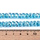 電気メッキ透明ガラスビーズストランド(EGLA-N022-04A-D09)-4