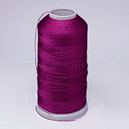 Nylon Thread, For Tassel Making, Magenta, 0.3mm, about 1093.61 yards(1000m)/roll(NWIR-D047-129)