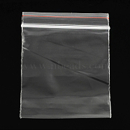 Plastic Zip Lock Bags, Resealable Packaging Bags, Top Seal, Self Seal Bag, Rectangle, Clear, 7x5cm, Unilateral Thickness: 1.6 Mil(0.04mm)(OPP-Q001-5x7cm)