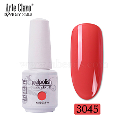 8ml Special Nail Gel, for Nail Art Stamping Print, Varnish Manicure Starter Kit, Red, Bottle: 25x66mm(MRMJ-P006-H040)