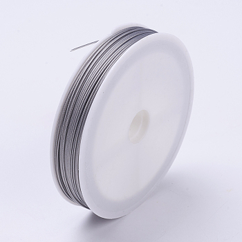 Tiger Tail Wire, Nylon-coated Stainless Steel, Original Color(Raw), 0.7mm, about 98.42 Feet(30m)/roll