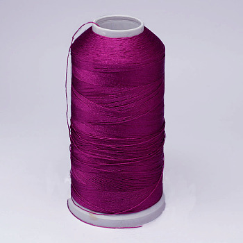 Nylon Thread, For Tassel Making, Magenta, 0.3mm, about 1093.61 yards(1000m)/roll
