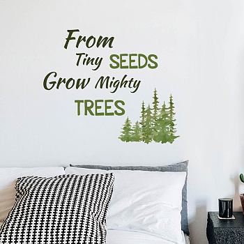 PVC Wall Stickers, Wall Decoration, Tree, 1070x390mm