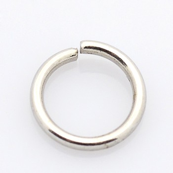 Tarnish Resistant 304 Stainless Steel Open Jump Rings, 20 Gauge, Stainless Steel Color, 4.5x0.8mm, Inner Diameter: 2.9mm