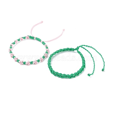 Spring Green Nylon Bracelets