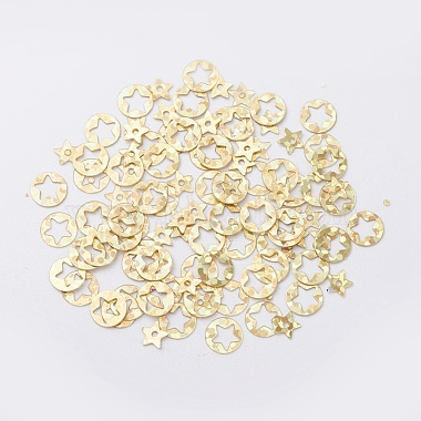 Ornement accessoires plastique paillette / paillettes perles(PVC-E001-02-LS01)-2