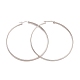 Tarnish Resistant 201 Stainless Steel Big Hoop Earrings with 304 Stainless Steel Pins for Women(EJEW-E146-07P)-1