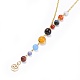 Universe Galaxy The Nine Planets Guardian Star Stone Necklaces(NJEW-JN02413-05)-2