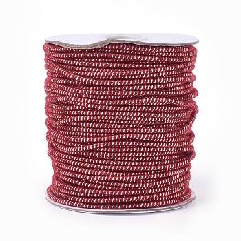 Polyester Cord, Dark Red, 2.5mm, 50yards/roll(150 feet/roll)
