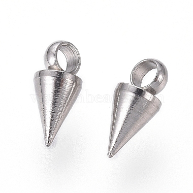 Stainless Steel Color Cone Stainless Steel Pendants