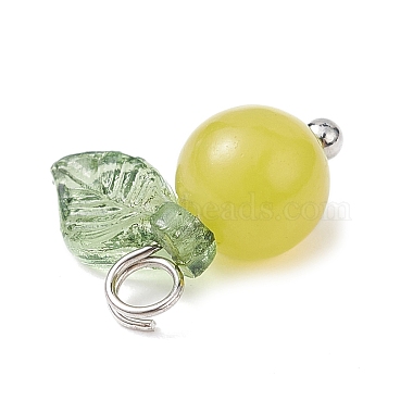 Natural Lemon Jade Fruit Charms(PALLOY-JF02431-05)-4