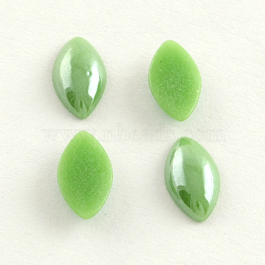 Dark Sea Green Horse Eye Glass Cabochons