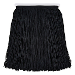 2M PU Imitation Leather Tassel Lace Trims, Black, 12-1/4 inch(310mm)(SRIB-FH0001-06B)
