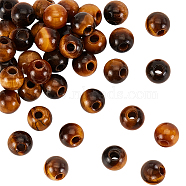 Natural Tiger Eye Beads, Round, 8mm, Hole: 2.5mm, 36pcs/box(G-OC0003-78B)