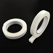 Office School Supplies Double Sided Adhesive Tapes, with Sponge/Foam, White, 18mm, about 2m/roll, 12rolls/group(TOOL-Q006-1.8cm)