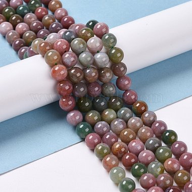 Natural YanYuan Agate Beads Strands(G-K318-02)-2
