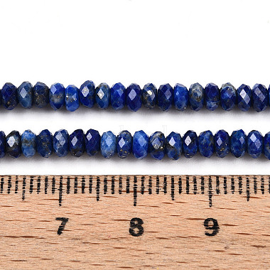 natürlichen Lapislazuli Perlenstränge(G-T141-35)-5