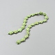 perles synth&eacute;tiques turquoise brins(X-G-WH20006-01A)-2